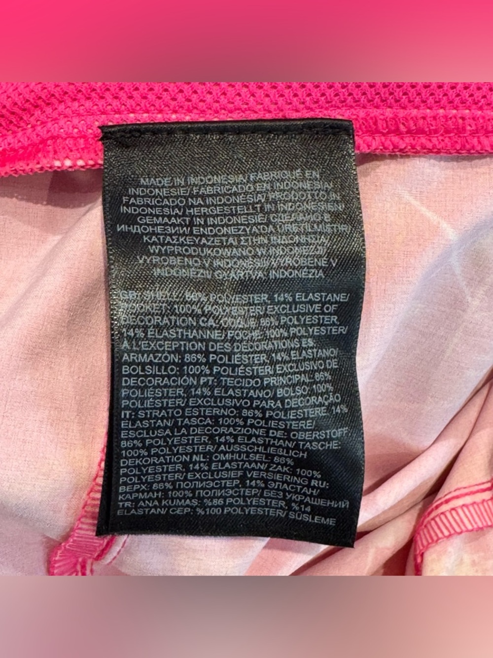 The North Face Men's XL Wander Shorts Pink Glo Valley Print - Picture 6 of 7